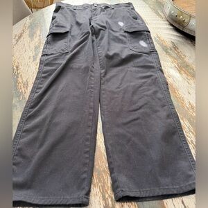 Lee Black Cargo Pants with Utility Pockets